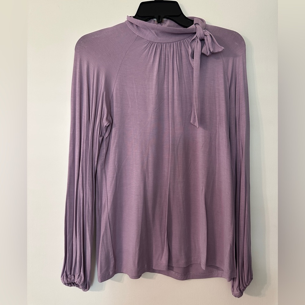 Ralph Lauren tie neck top